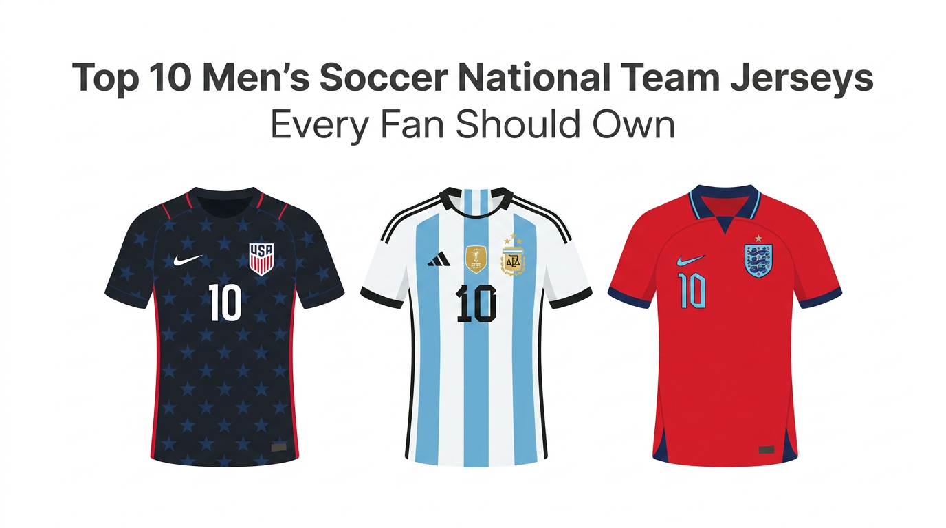 Top 10 Men’s Soccer National Team Jerseys Every Fan Should Own 