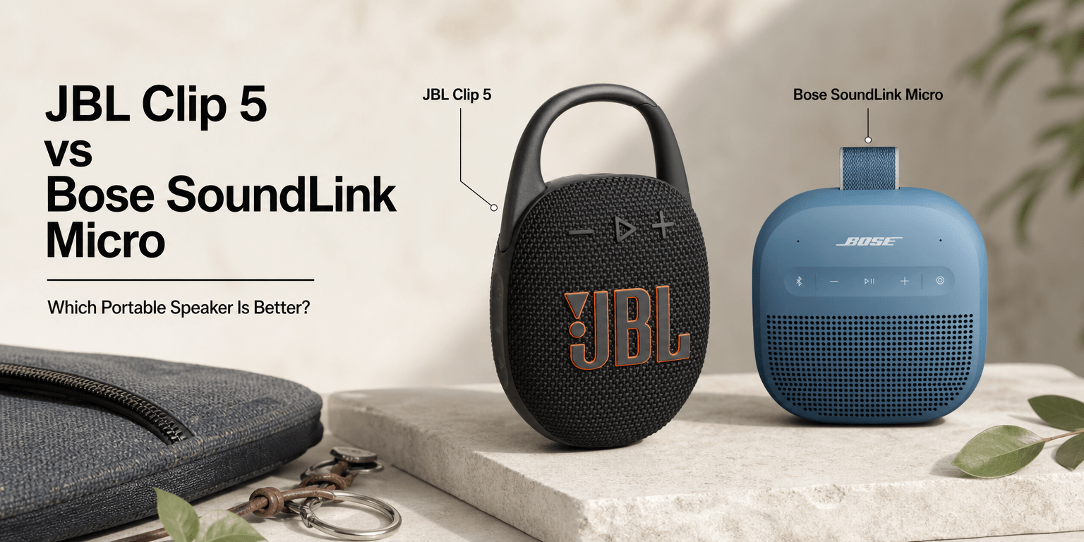 JBL Clip 5 vs Bose SoundLink Micro: Which Portable Bluetooth Speaker Is Better?