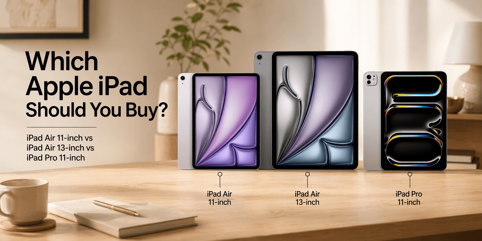 iPad Air 11-inch vs iPad Air 13-inch vs iPad Pro 11-inch: Which Apple iPad Should You Buy?