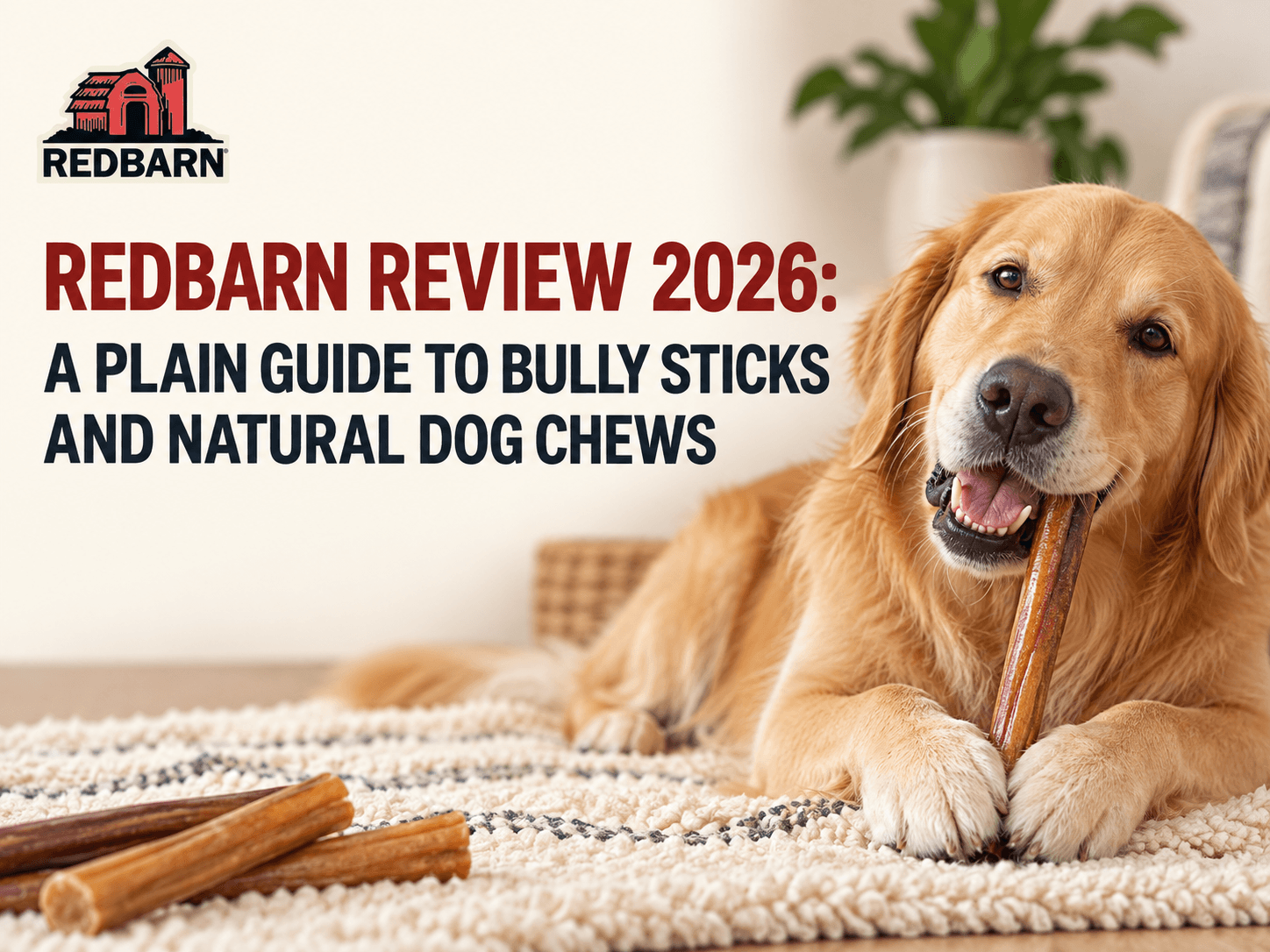 Redbarn Review 2026: A Plain Guide to Bully Sticks and Natural Dog Chews 