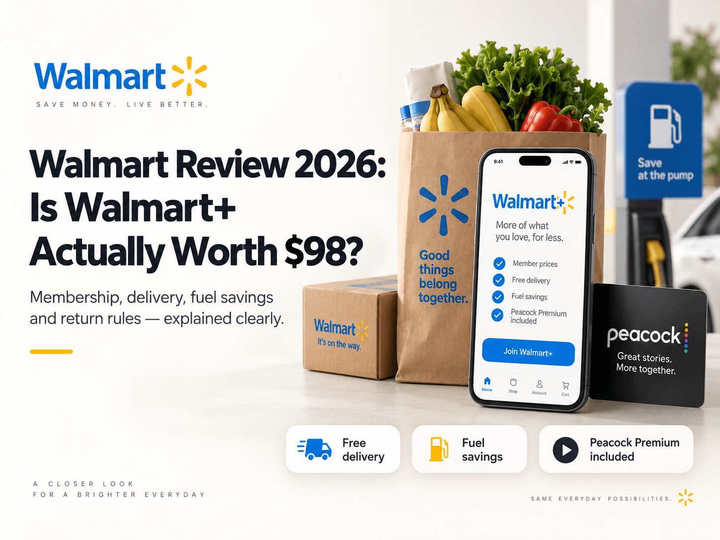 Walmart Review 2026: Is Walmart+ Actually Worth $98?
