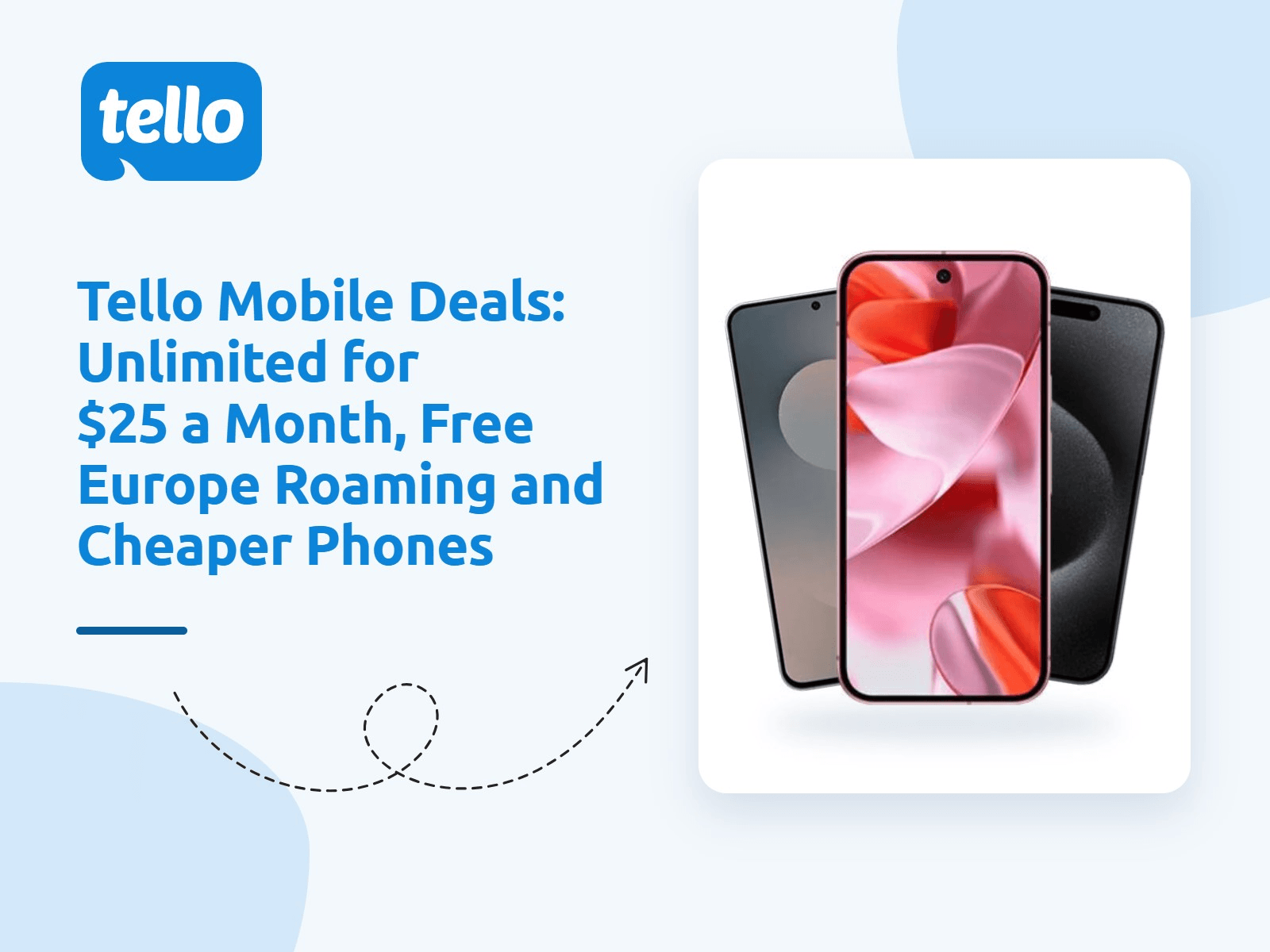 Tello Mobile Deals: Unlimited for $25 a Month, Free Europe Roaming and Cheaper Phones