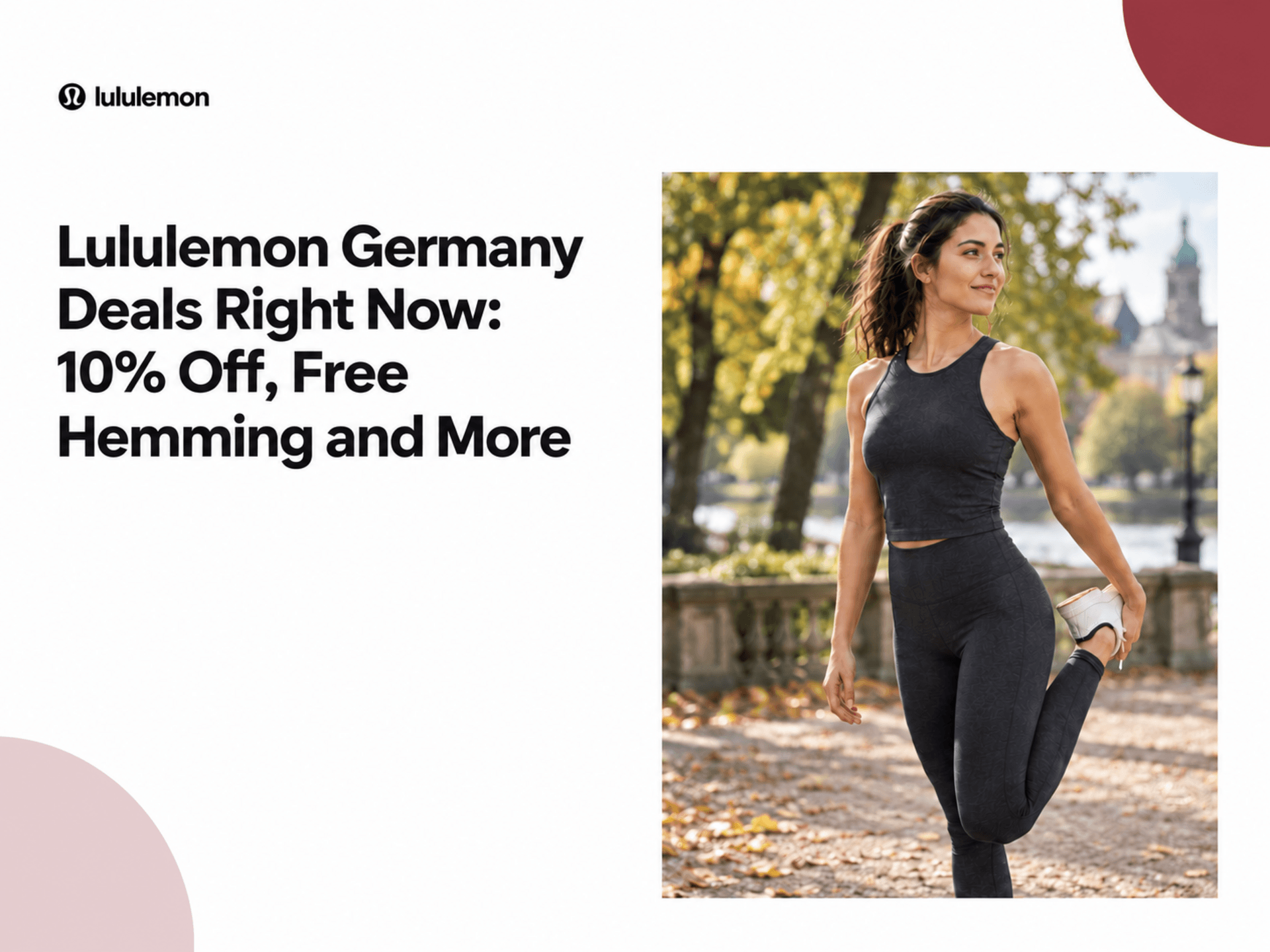 Lululemon Germany Deals Right Now: 10% Off, Free Hemming and More