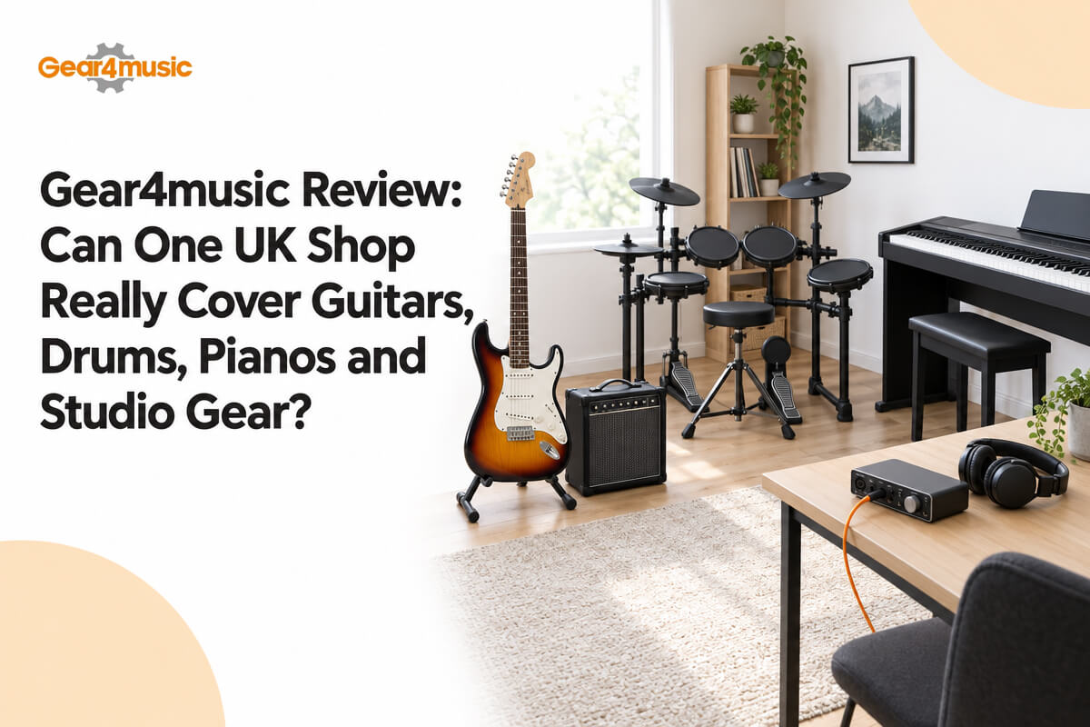Gear4music Review: Can One UK Shop Really Cover Guitars, Drums, Pianos and Studio Gear?