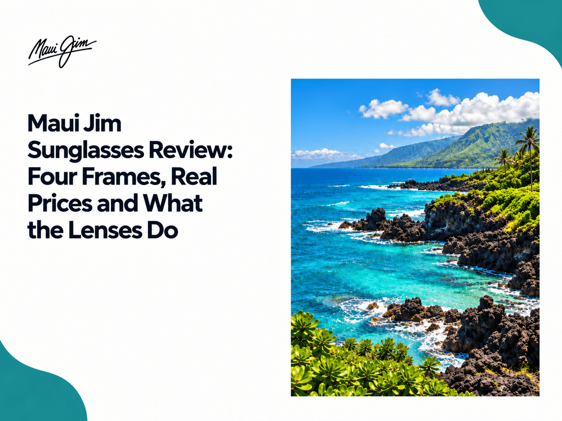 Maui Jim Sunglasses Review: Four Frames, Real Prices and What the Lenses Do