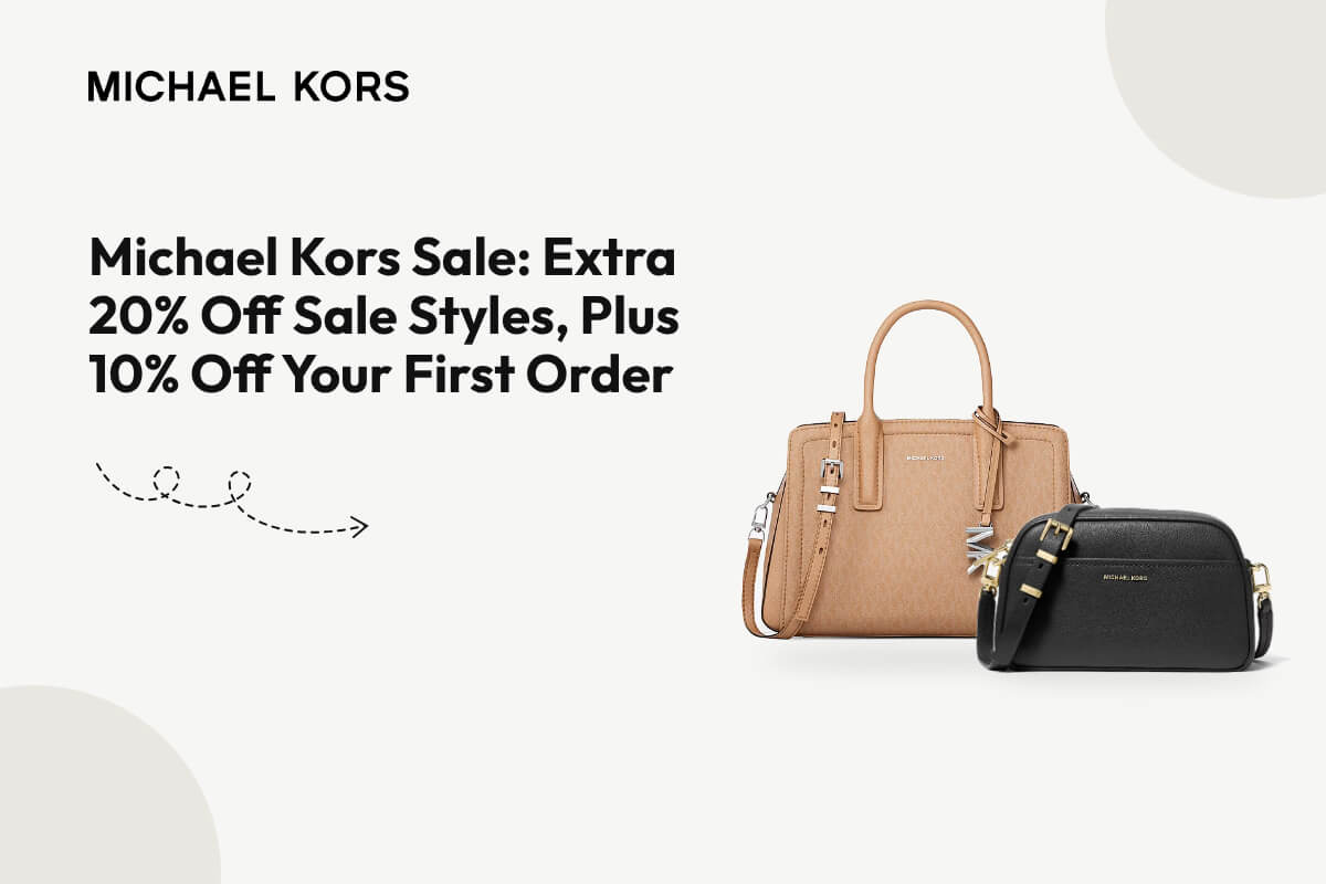 Michael Kors Sale: Extra 20% Off Sale Styles, Plus 10% Off Your First Order