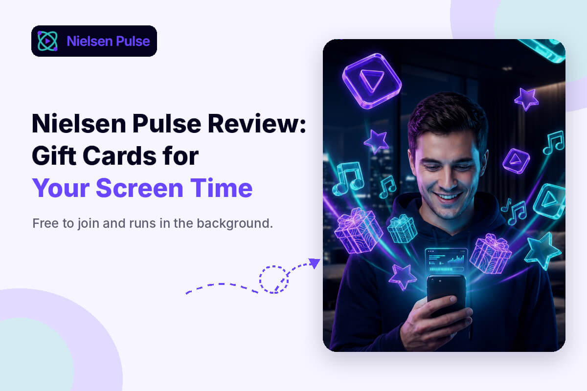 Nielsen Pulse: Earn Gift Cards for Screen Time You Already Have, Free to Join and Runs in the Background