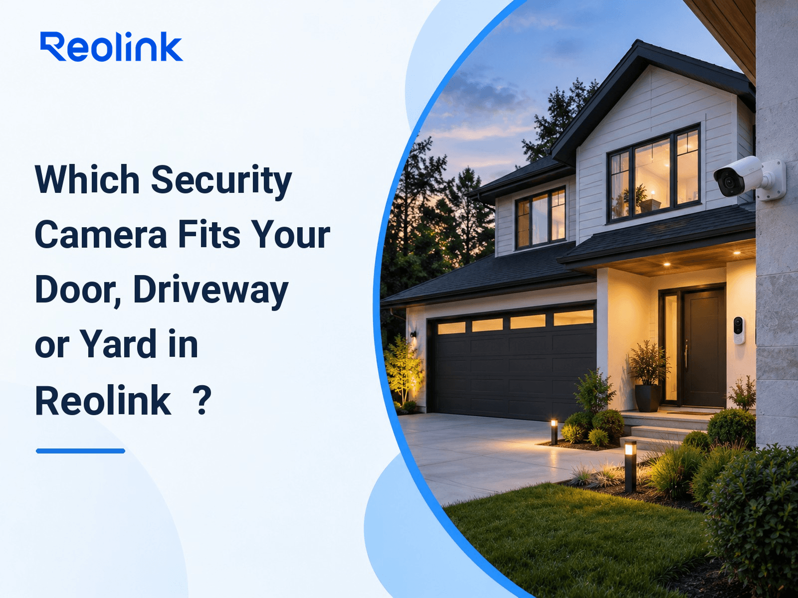 Which Security Camera Fits Your Door, Driveway or Yard in Reolink  ?